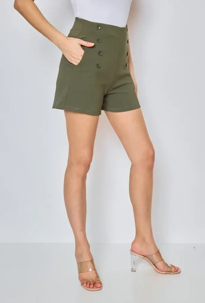 Groen zomershort