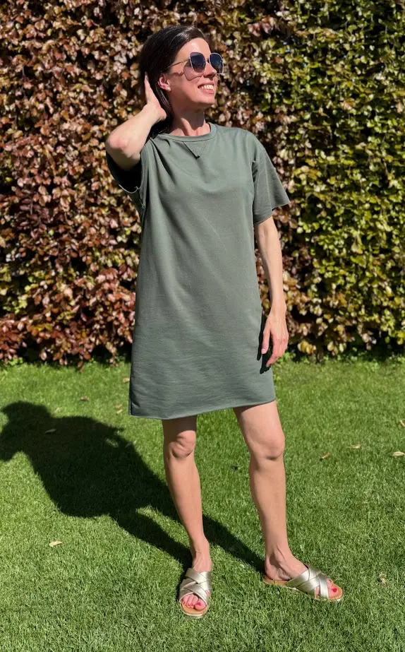 Groene jurk kort
