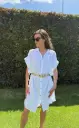 Witte zomerjurk tetra