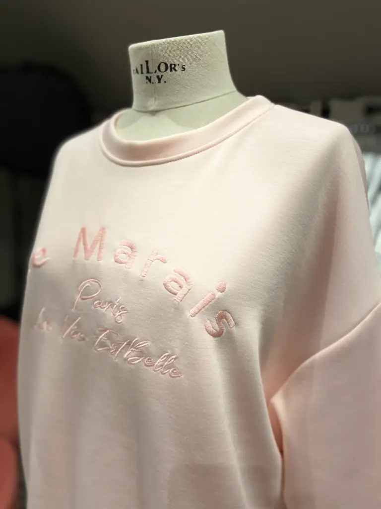 Sweater lichtroze