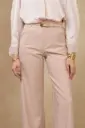 Roze pantalon stretch