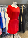 Korte zomerjurk rood